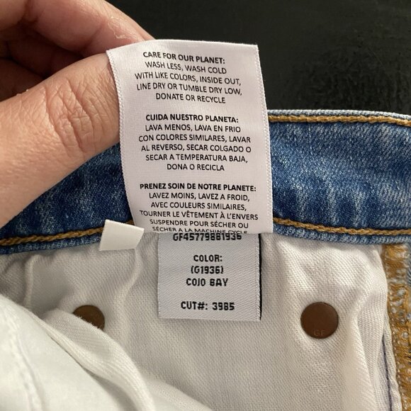 GRLFRND Denim Jeans Size 30 The Carine High Rise Stretch Flare Cojo Bay - Picture 12 of 16